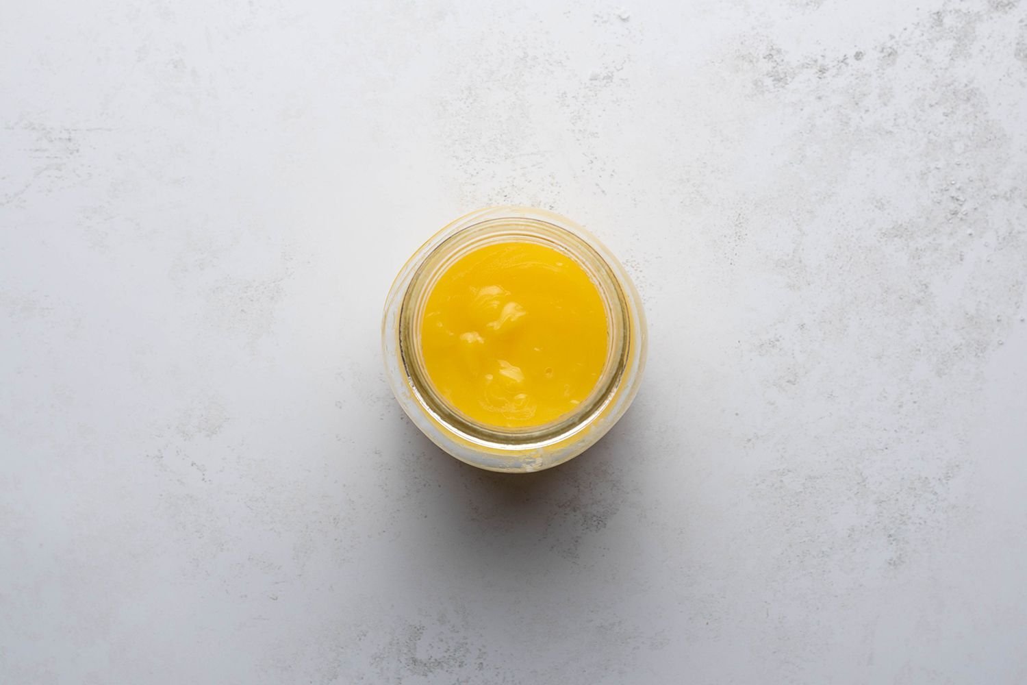 Instant Pot Lemon Curd in a glass container