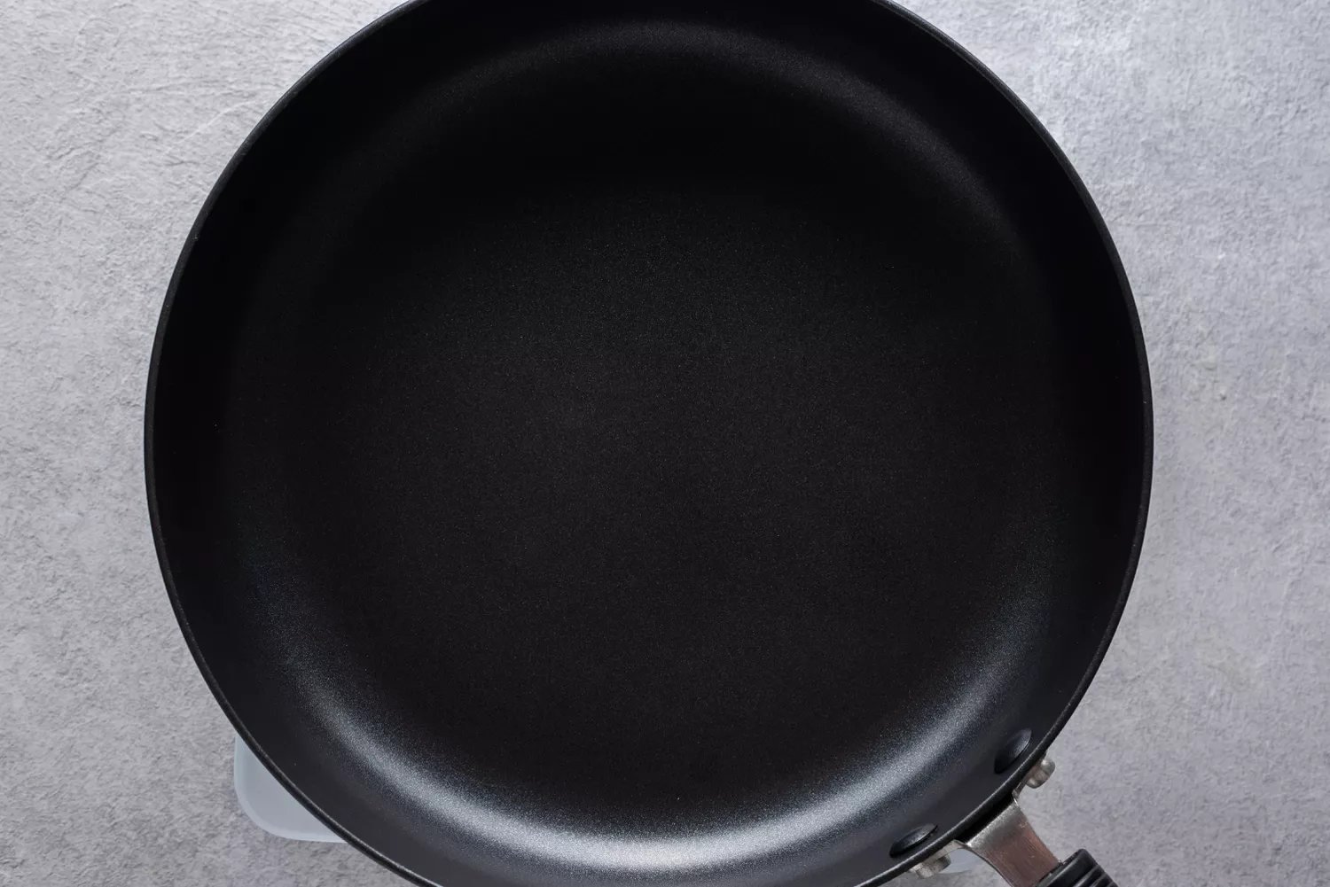 Heating a skillet