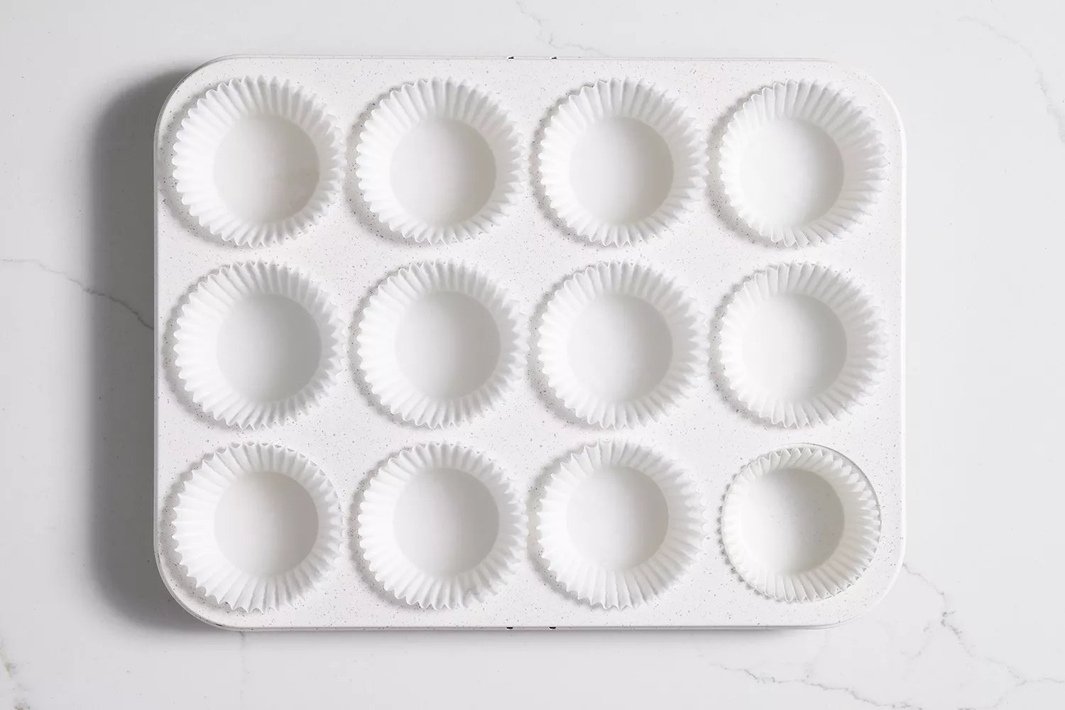 forma de muffin forrada com forminhas