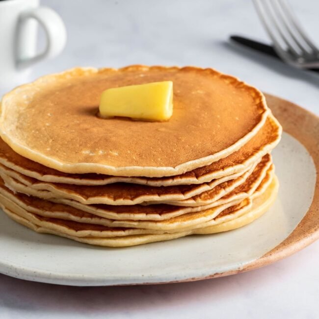 Panquecas Básicas con Bajo Contenido de Grasa