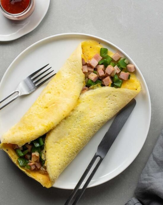 Receta de Omelette Denver
